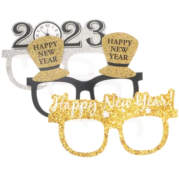 Нова Парти Очила-Годишна Възраст Година Очила Очила Ева Подпори За Фотосесия Слънчеви Очила, Аксесоари Рамка Смешно Щастливо Рокля 2023 Коледа