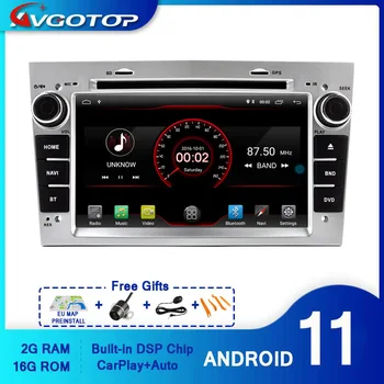 AVGOTOP Android 11 WINCE Bluetooth GPS Авто Радио DVD Player за OPEL VECTRA ANTARA ZAFIRA CORSA, MERIVA, ASTRA Автомобилен Мултимедиен
