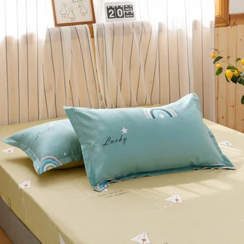 Комплект от 2 покрива възглавница от 100% futon сатен, лесно стираемых (19 