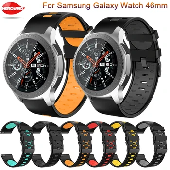 Нова Каишка за часовник Samsung Galaxy Watch 46 мм/Huawei Watch GT2/Amazfit GTR 47 мм Спортен Силиконов гривна Гривна за 22 мм Correa