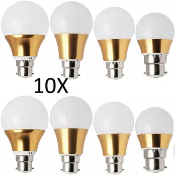 10X Димиране на LED Глобус Лампа 9 W 7 W 5 W 3 W B22 Байонетный Лампа Ac 220 Лампи На Полилея Енергоспестяващ Лампа Bombillas Лампа