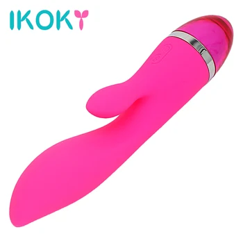 IKOKY G Spot Масажни Вибратори за Женски Клитора, Стимулиране на Секс Играчки за Жени, Силна Вибрация, USB, Акумулаторна Стоки за Възрастни