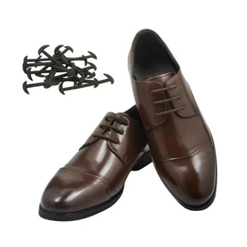 gootrades 12 бр./компл., 3 размера, Мързеливи връзките на Обувките без вратовръзка, Мъжки и Дамски Кожени Обувки, Еластични силиконови връзки за обувки, Подходящи