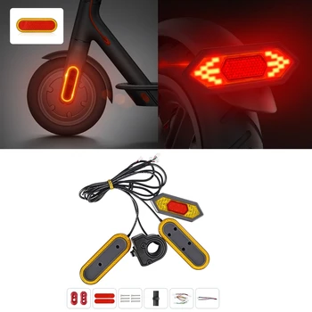 Насоки на завоя Лампи ABS Аксесоари За Xiaomi Mi Електрически Скутер M365/PRO/1 S/Lite/Essential Скутер Отразяваща Задна Светлина