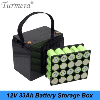Кутия за съхранение на батерии Turmera 12V 33A с Баланс 4S 100A BMS 4X5 32700 Lifepo4 Притежателя на Никел Батерии за UPS или система Solor